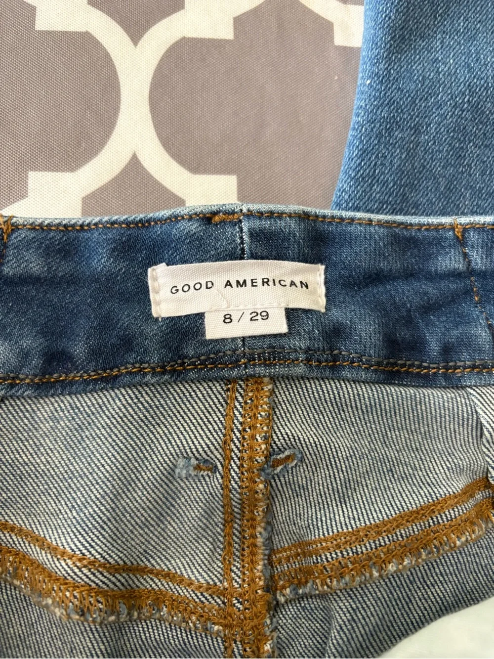 Good American Good Curve Straight High Rise Jeans